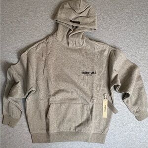 Fear of God Essentials Dark Oatmeal Hoodie